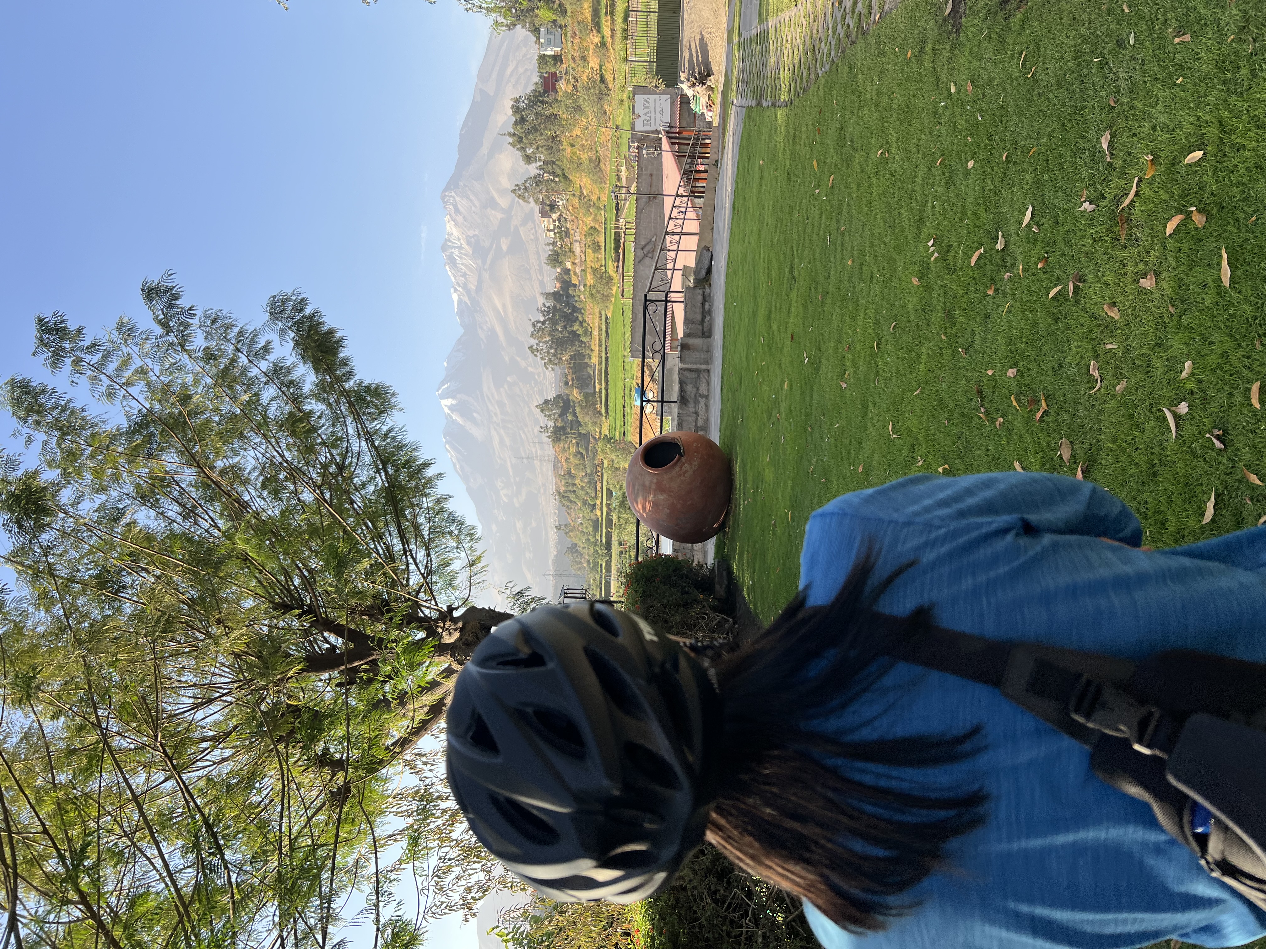 Open green countryside and mountains