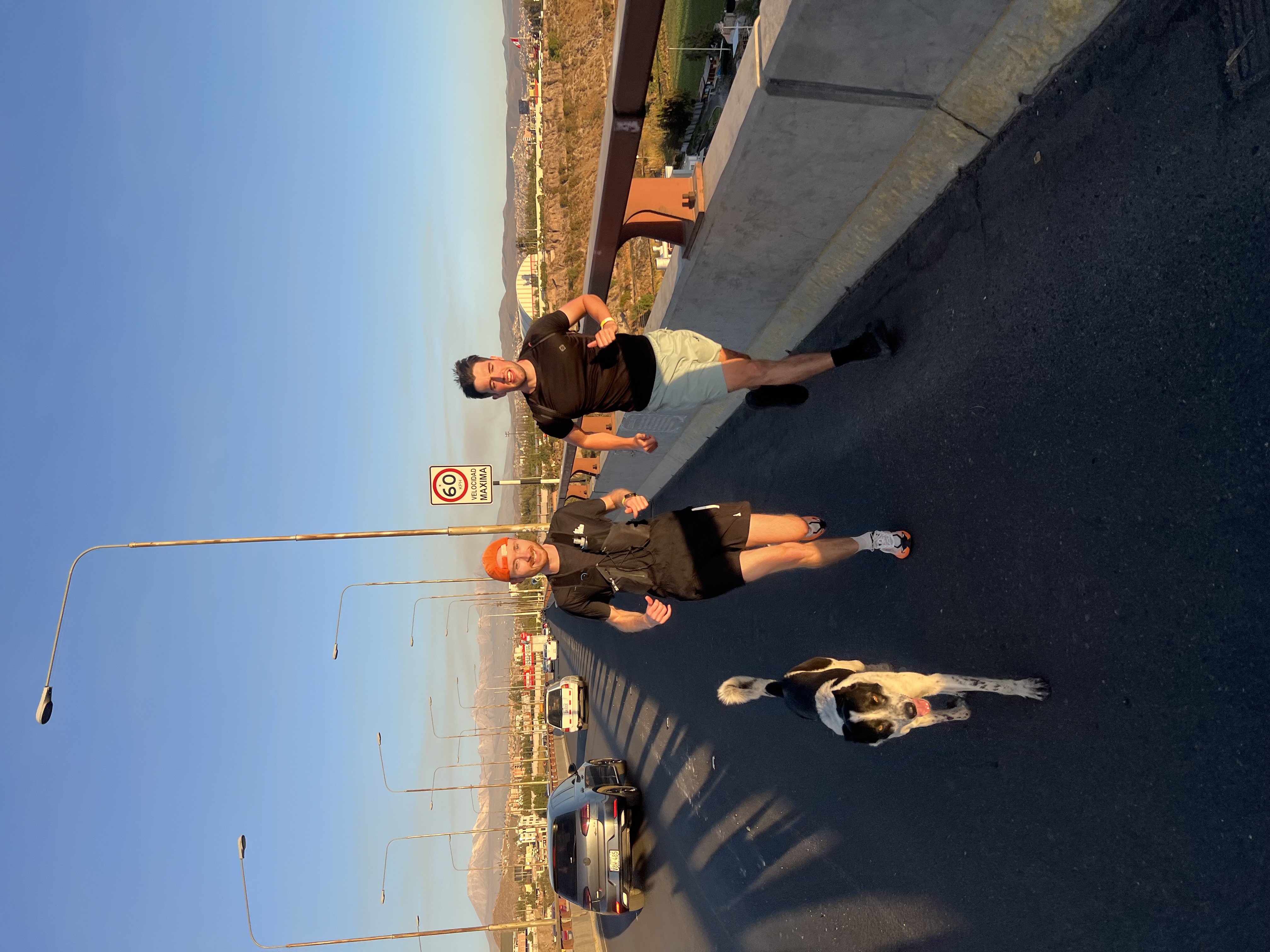 Real AndesCrew running club group outdoors in Arequipa