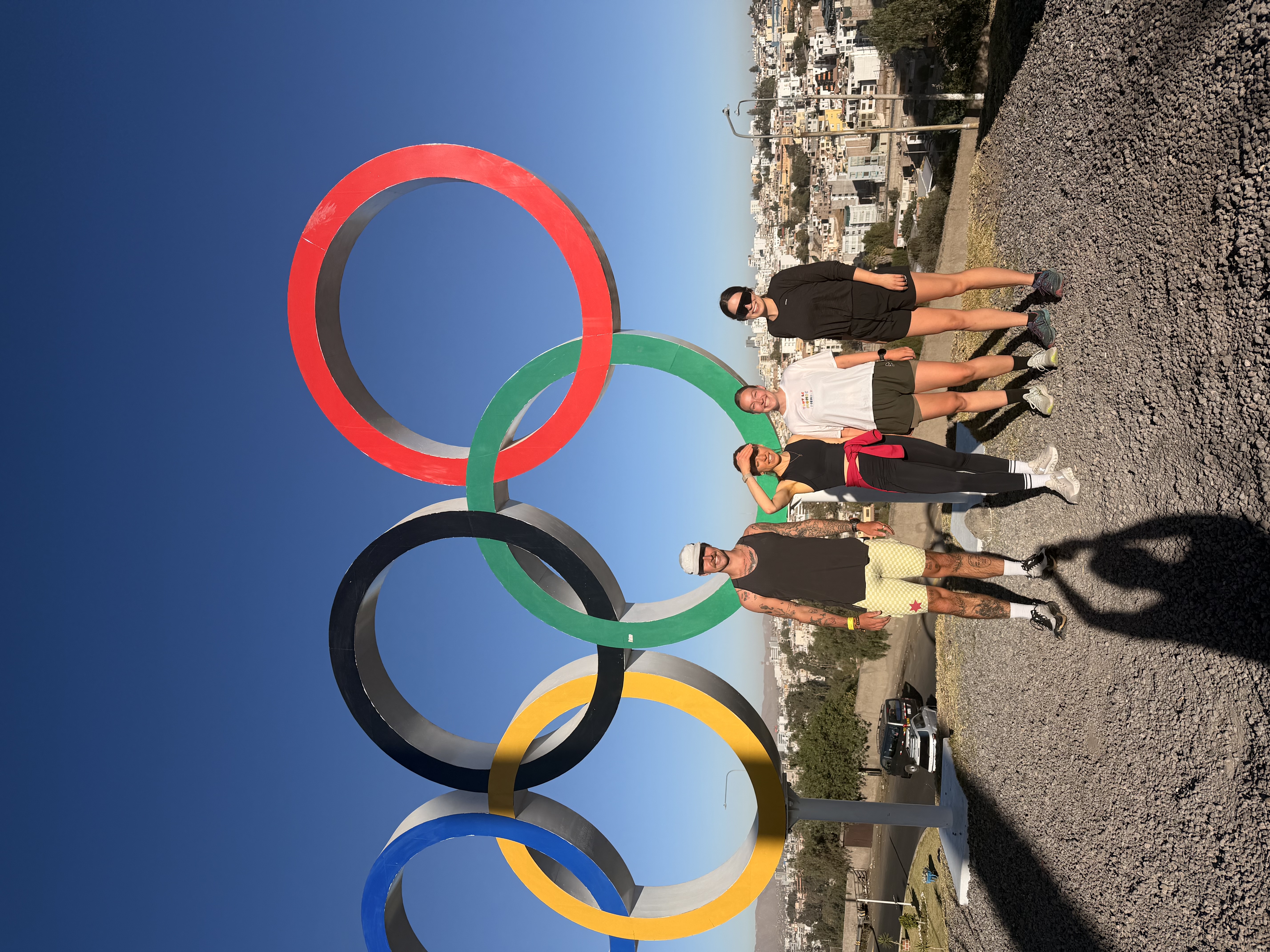AndesCrew Run Club group moment in Arequipa